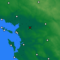 Nearby Forecast Locations - Courçon - Χάρτης
