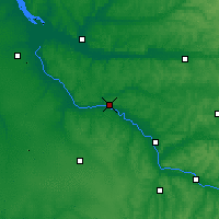 Nearby Forecast Locations - La Réole - Χάρτης