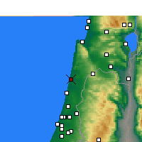 Nearby Forecast Locations - Hadera - 