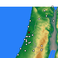 Nearby Forecast Locations - Ra'anana - 