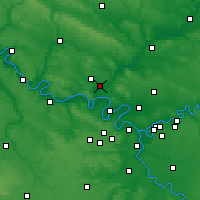 Nearby Forecast Locations - Pontoise - Χάρτης