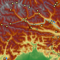 Nearby Forecast Locations - Vorhegg - Χάρτης