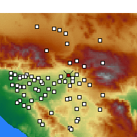 Nearby Forecast Locations - San Bernardino - 