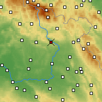 Nearby Forecast Locations - Dvůr Králové nad Labem - 