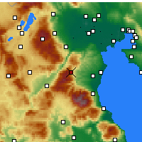 Nearby Forecast Locations - Ελατοχώρι Πιερίας - Χάρτης