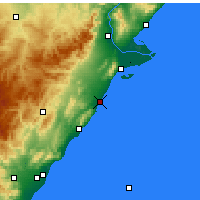 Nearby Forecast Locations - Benicarló - 