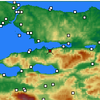 Nearby Forecast Locations - Karamürsel - 