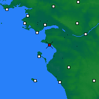 Nearby Forecast Locations - Pornic - Χάρτης