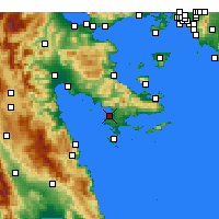 Nearby Forecast Locations - Κοιλάδα Αργολίδας - Χάρτης