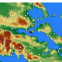 Nearby Forecast Locations - Άγιος Γεώργιος - Χάρτης
