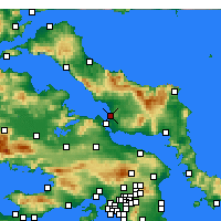 Nearby Forecast Locations - Νέα Αρτάκη - Χάρτης