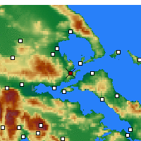 Nearby Forecast Locations - Αχίλλειο - Χάρτης