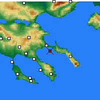 Nearby Forecast Locations - Αμμουλιανή Χαλκιδικής - Χάρτης