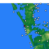 Nearby Forecast Locations - Muriwai - 