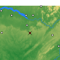 Nearby Forecast Locations - Cullman - Χάρτης