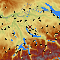 Nearby Forecast Locations - Dübendorf - 