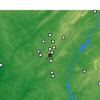 Nearby Forecast Locations - Hoover - Χάρτης