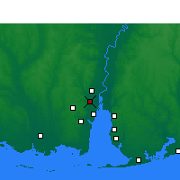 Nearby Forecast Locations - Prichard - Χάρτης