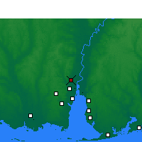 Nearby Forecast Locations - Saraland - Χάρτης