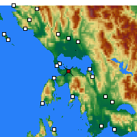 Nearby Forecast Locations - Βόνιτσα - Χάρτης