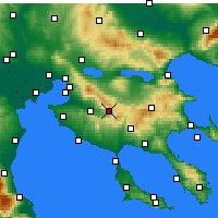 Nearby Forecast Locations - ος Ανθεμούντα - Χάρτης