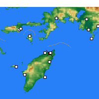 Nearby Forecast Locations - Ιαλυσός - Χάρτης