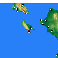 Nearby Forecast Locations - Λαγανάς Ζακύνθου - Χάρτης