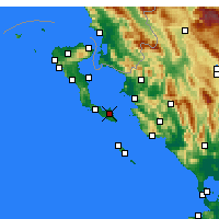 Nearby Forecast Locations - Λευκίμμη - Χάρτης