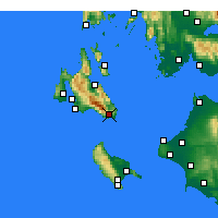 Nearby Forecast Locations - ος Λειβαθούς - Χάρτης
