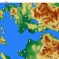 Nearby Forecast Locations - Μεσολόγγι - Χάρτης