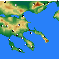 Nearby Forecast Locations - ος Σταγείρων-Ακάνθου - Χάρτης