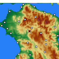 Nearby Forecast Locations - ος Τροπαίων - Χάρτης