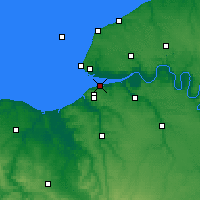 Nearby Forecast Locations - Ονφλέρ - Χάρτης