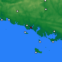 Nearby Forecast Locations - Λοριάν - Χάρτης