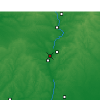 Nearby Forecast Locations - Eufaula - Χάρτης
