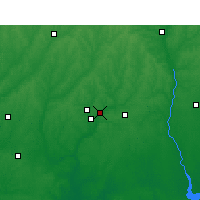 Nearby Forecast Locations - Ozark - Χάρτης