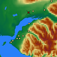 Nearby Forecast Locations - Wasilla - Χάρτης