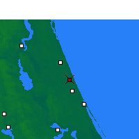 Nearby Forecast Locations - Ormond Beach - Χάρτης
