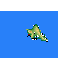 Nearby Forecast Locations - Waianae - Χάρτης