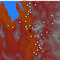 Nearby Forecast Locations - Draper - Χάρτης