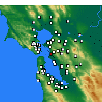 Nearby Forecast Locations - Emeryville - 