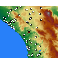 Nearby Forecast Locations - Fallbrook - 