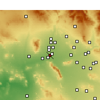 Nearby Forecast Locations - Goodyear - Χάρτης