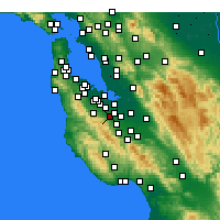 Nearby Forecast Locations - Los Altos - 