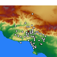 Nearby Forecast Locations - Porter Ranch - 