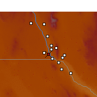 Nearby Forecast Locations - Santa Teresa - Χάρτης