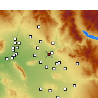 Nearby Forecast Locations - Scottsdale - Χάρτης