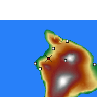 Nearby Forecast Locations - Waikoloa Village - Χάρτης