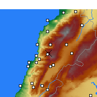 Nearby Forecast Locations - Faraya - 