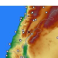 Nearby Forecast Locations - Qaraoun - 
